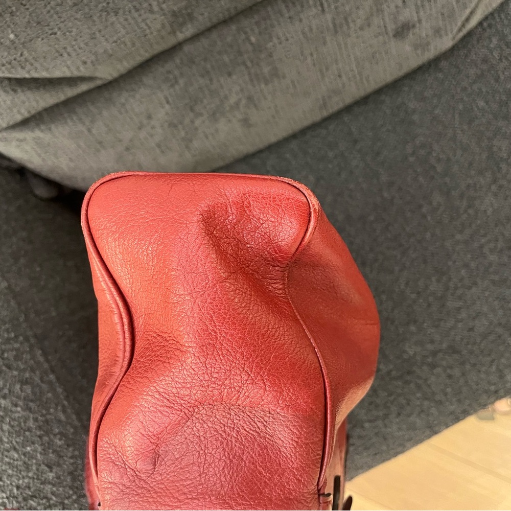 Gucci burgundy leather bag